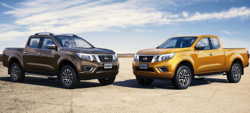 The 2016 global-market Nissan Navara. Picture this with a Benz badge. (Image via Nissan)